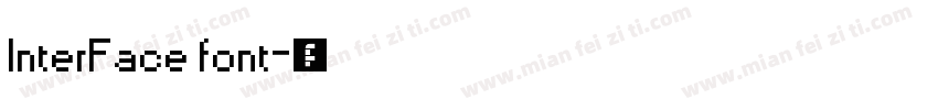 InterFace font字体转换